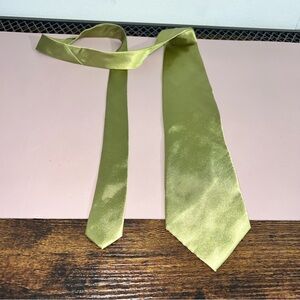 Vittorio Farina Italian Designer Shiny Green Neck Tie Classic Formal Business